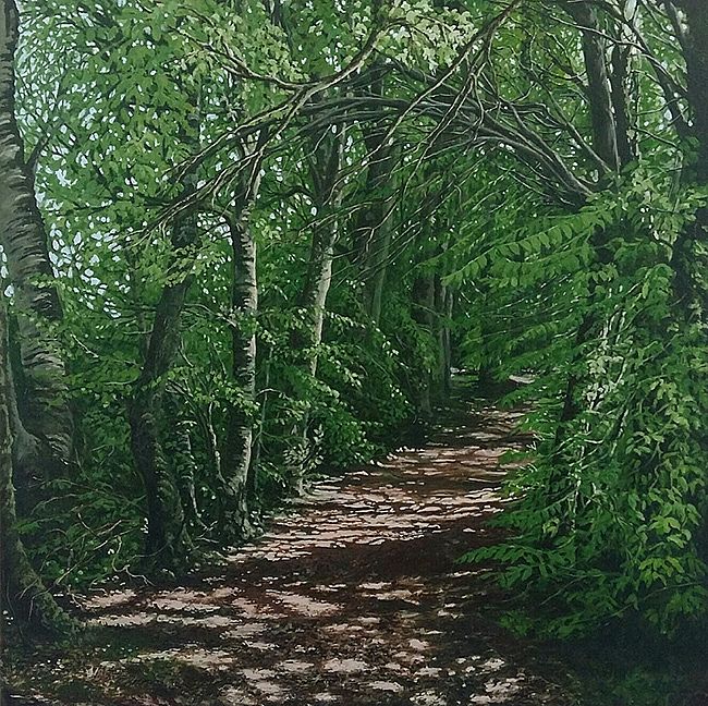 Light Dappled Path  by Geraldine O'Reilly Hynes